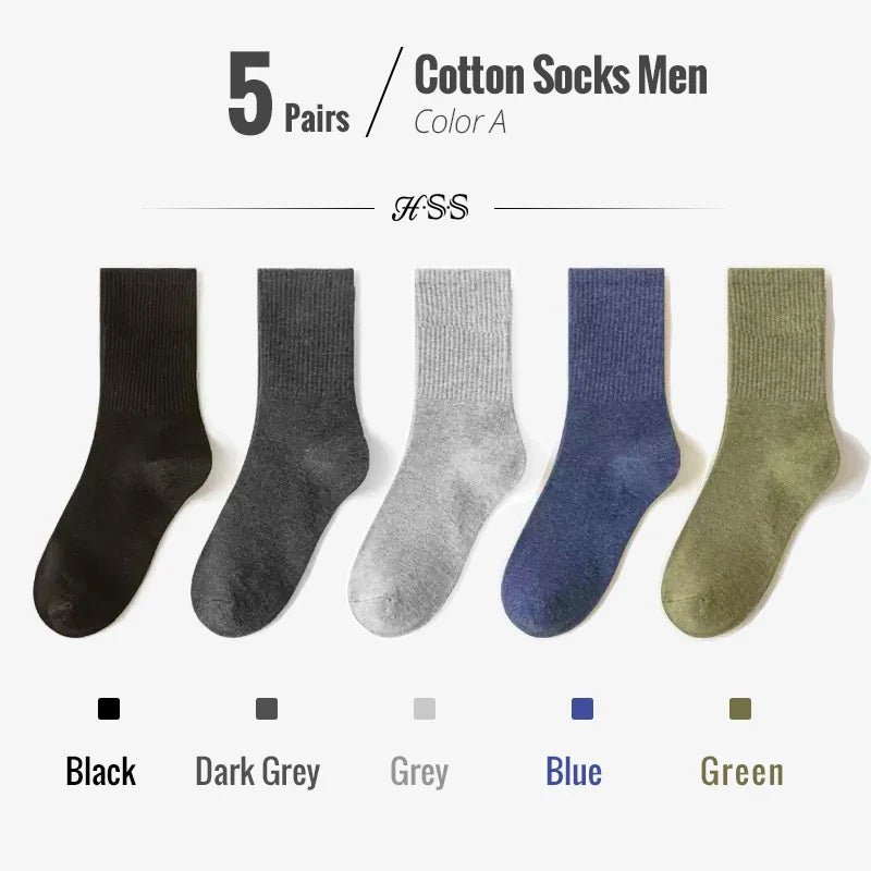 Combed Cotton Business Crew Socks