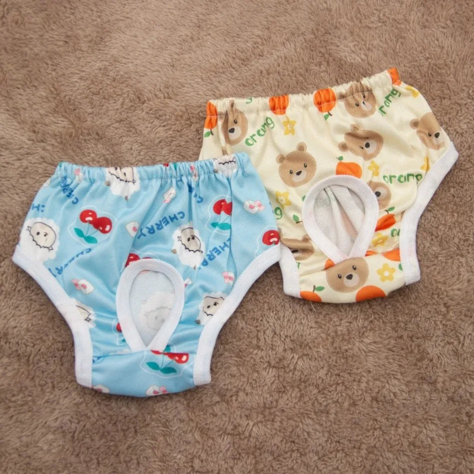 Pet Safety Pants Dog Physiological Pants Puppy Menstrual Sanitary Pants Aunt Pants Anti-harassment Printed Cute Underwear