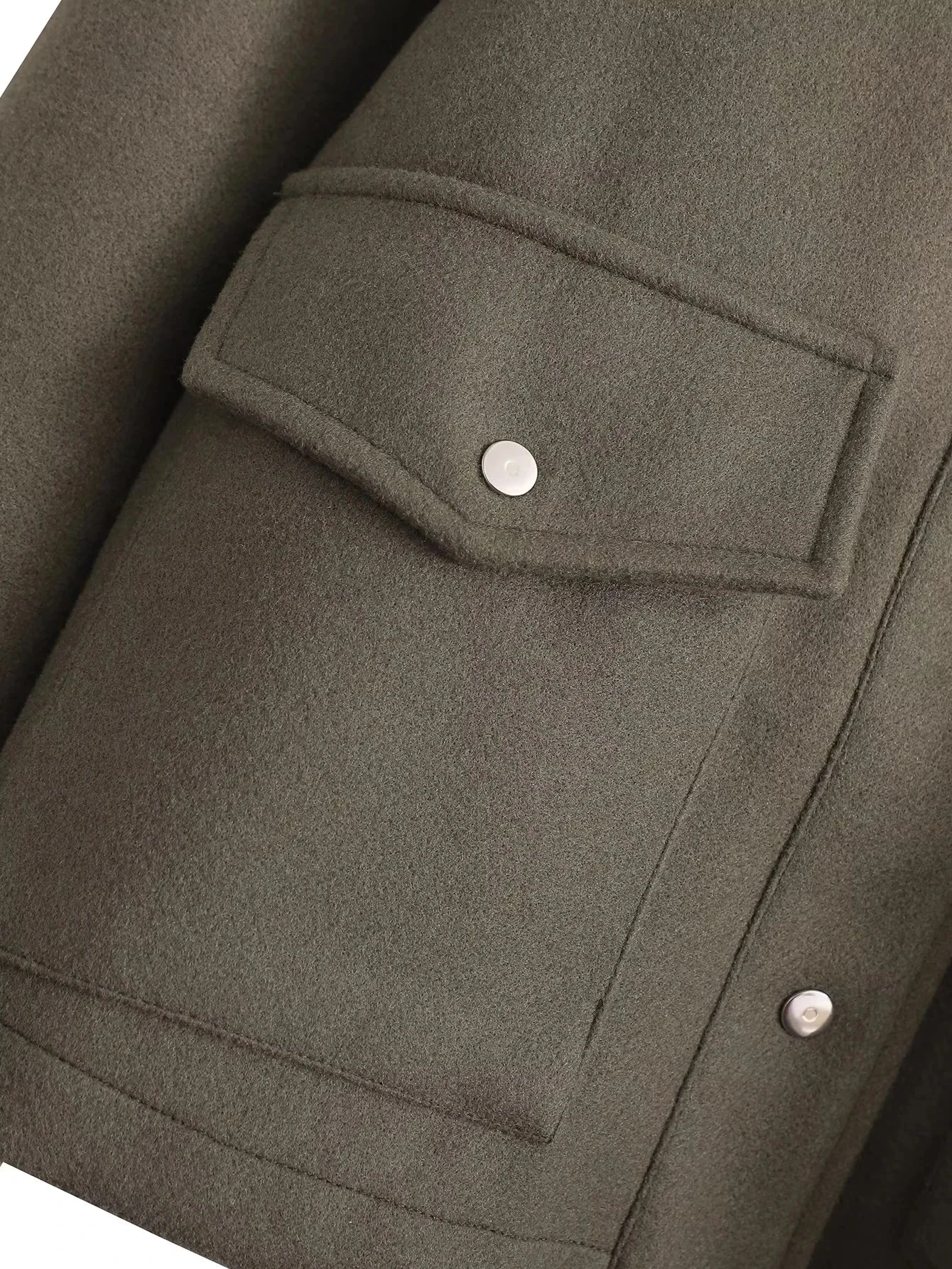 HH Jackets For Womens Autumn Fashion Solid Front Pockets Button Long Sleeve Jacket Elegant Woman Casual Outerwear Coat