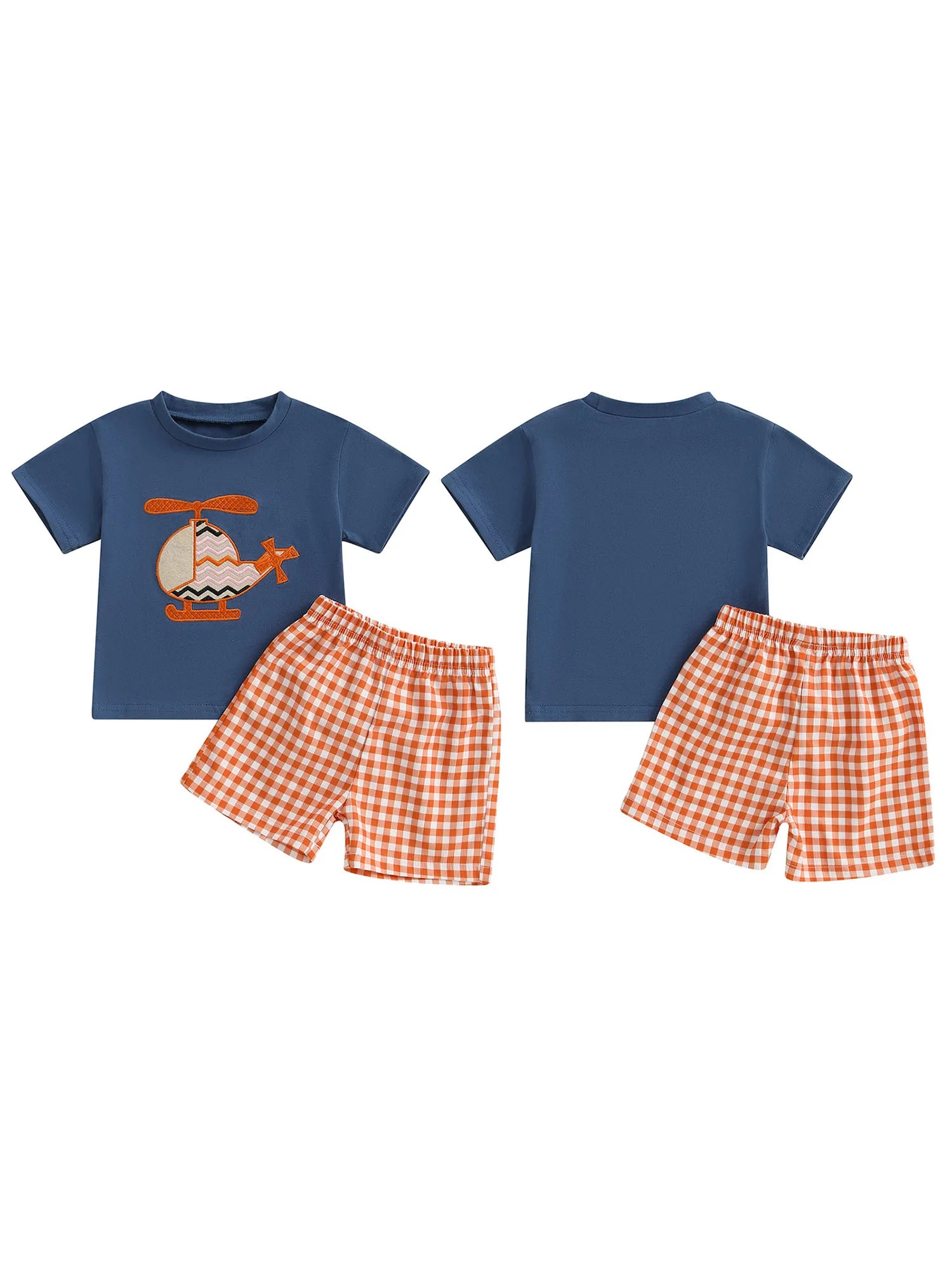 Dinosaur Tee Denim Shorts Set