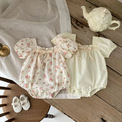 Floral Summer Baby Girl Romper