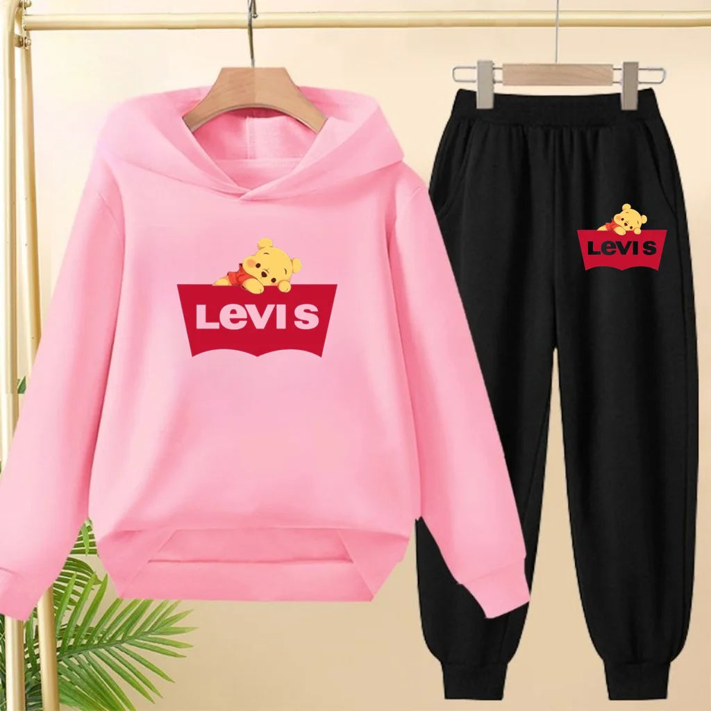 Kids Hooded Sportswear Set