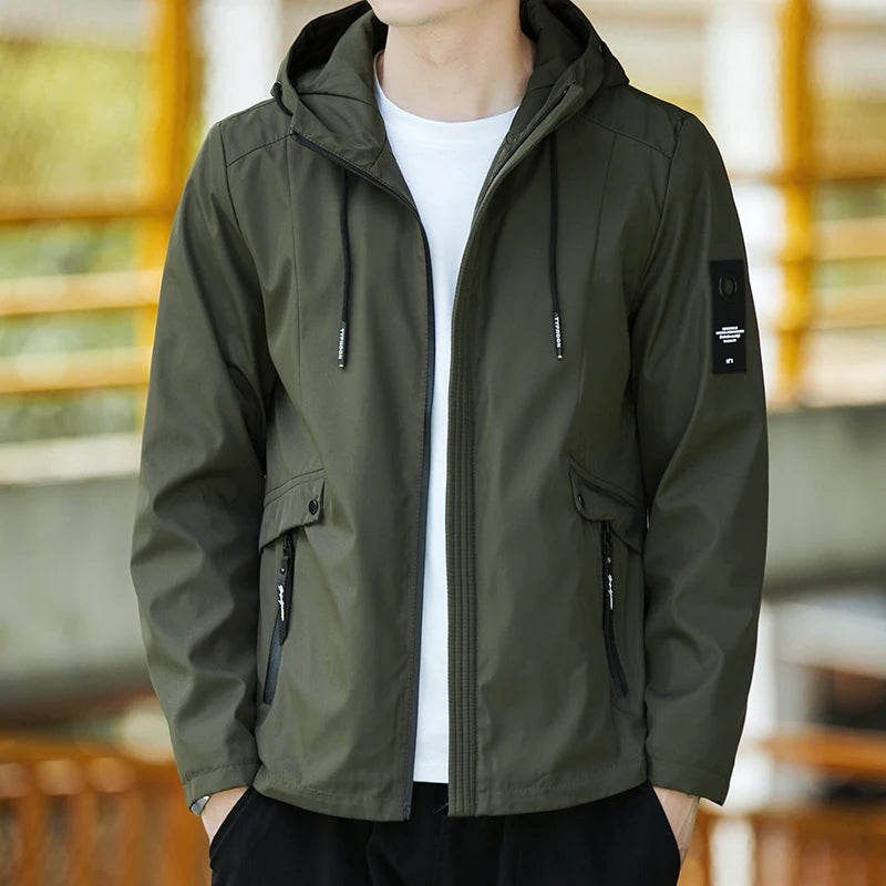 Waterproof Military Hooded Men Jacket