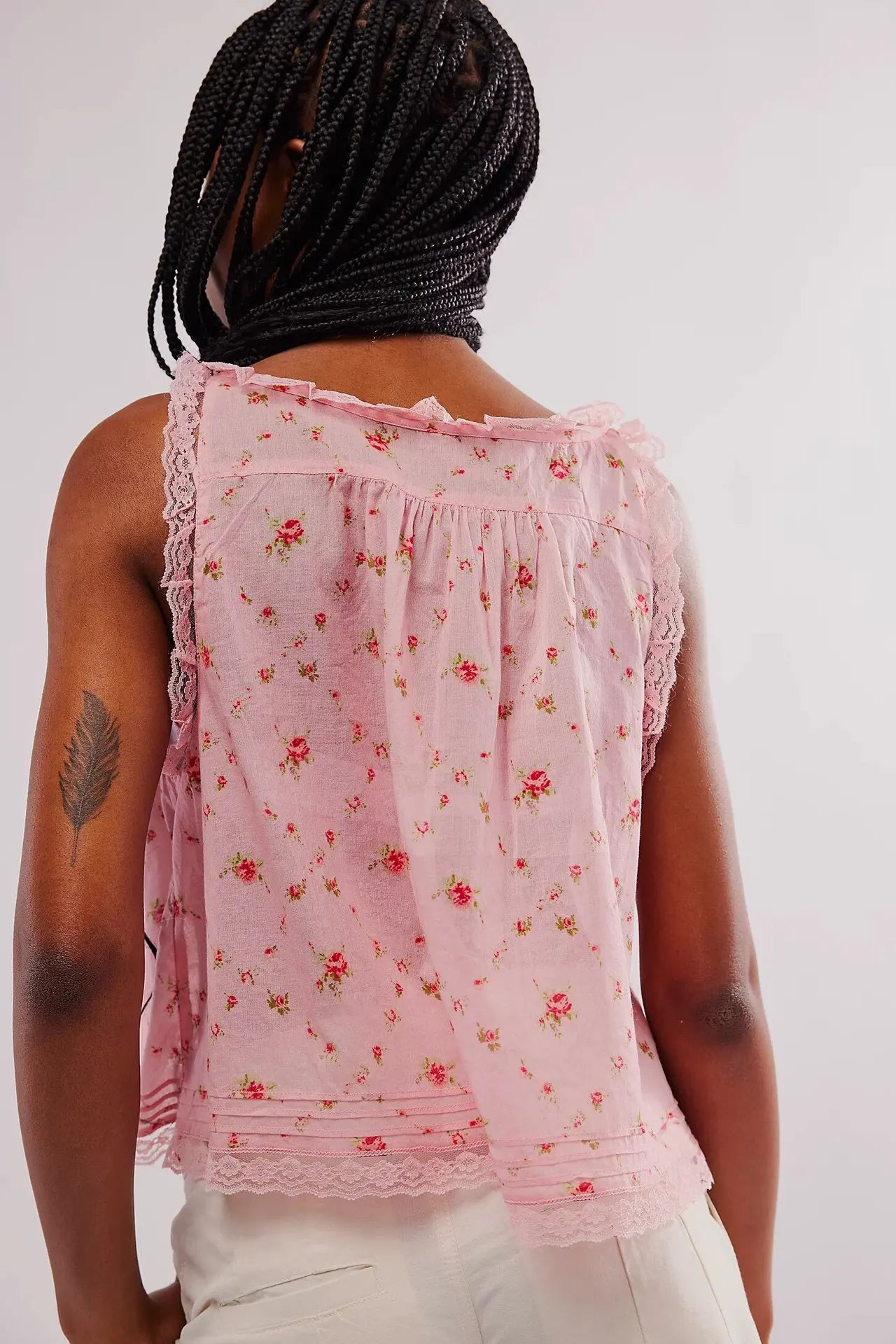 Sleeveless Tank Tops for Women Blouses Summer Boho Beach Wear 100%Cotton Splicing Lace Shirts Loose Casual Ladies Blusas Camis