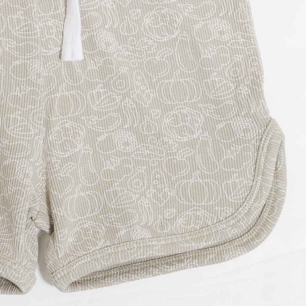 Ribbed Summer Kids Casual Set