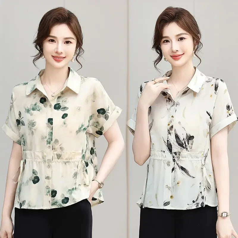 Printed Summer Casual Shirt Women