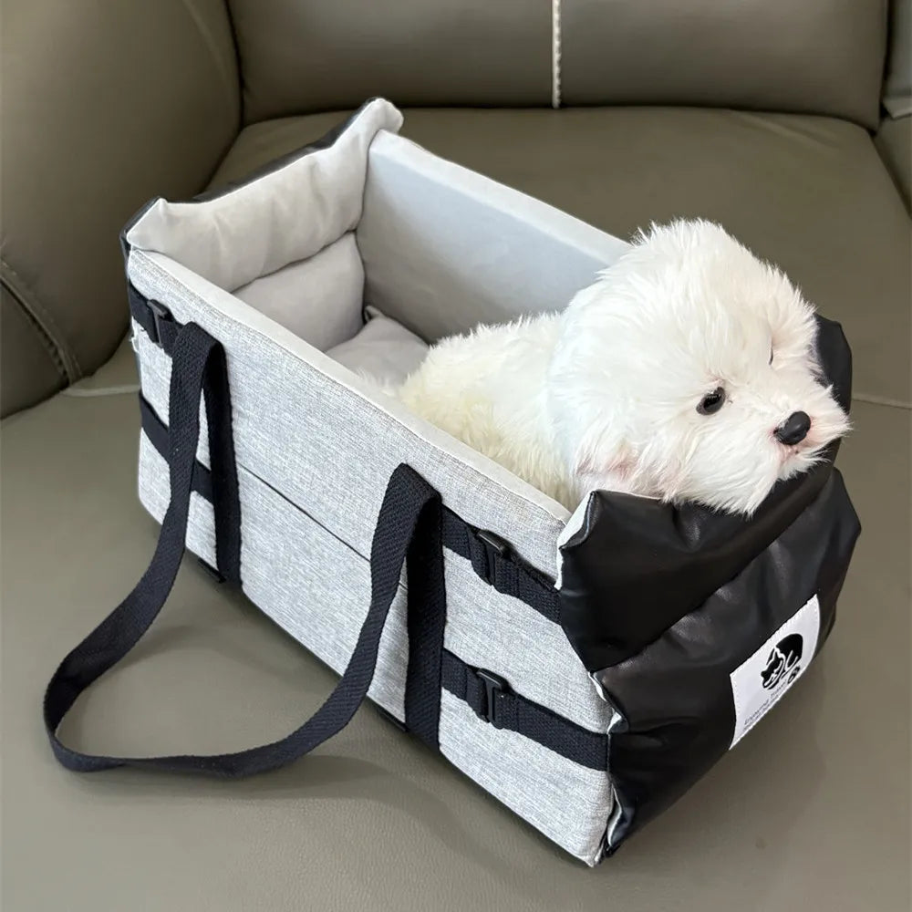 Portable Car Safety Pet Seat for Small Dogs Cat Travel Central Control Cat DogBed Transport Dog Carrier Protector Dog Bags