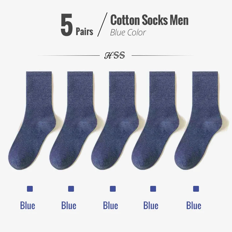 Combed Cotton Business Crew Socks