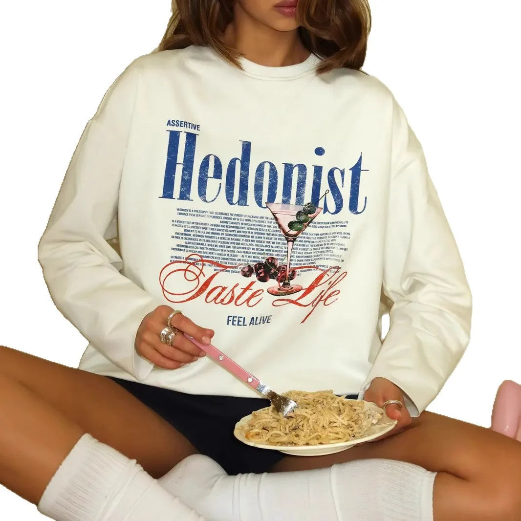 Streetwear T Shirts Women Clothing Print Long Sleeve Tees Casual Fashion  Camisetas Cartoon Y2k Tops Oversized T-shirts