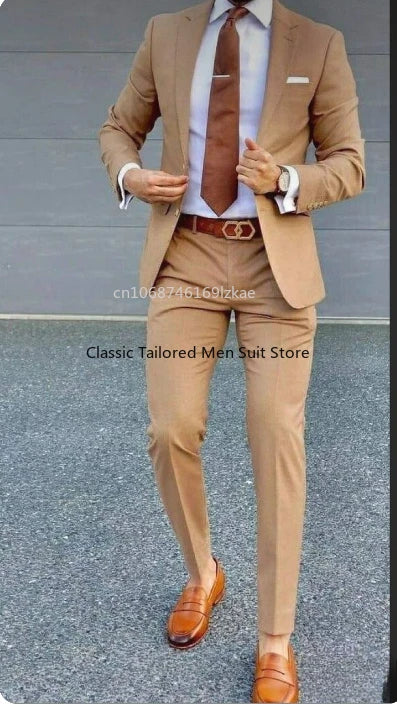 Slim Formal Two Piece Suit