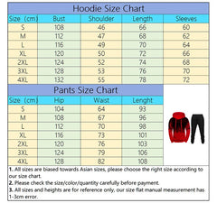 Mens Tracksuit Sports Printed Single Piece Sweatshirt Sweatpants Daily Jogging Mens Clothing Casual Splash-ink Hoodie Pants 2025