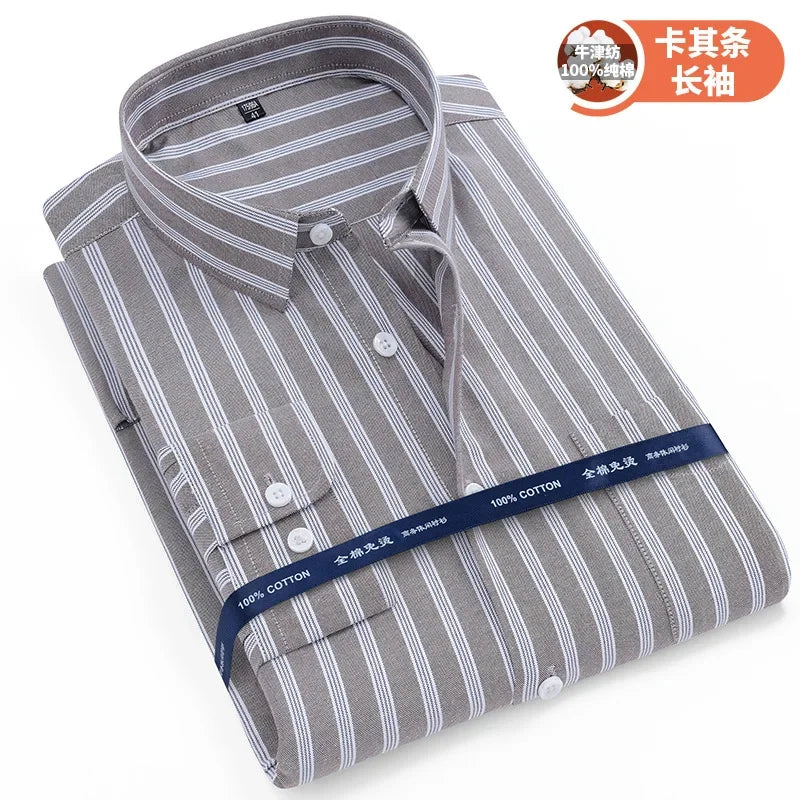 Oversized Cotton Oxford Business Shirt