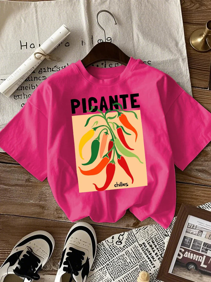 Picante Chillies Streetwear Cotton Tee