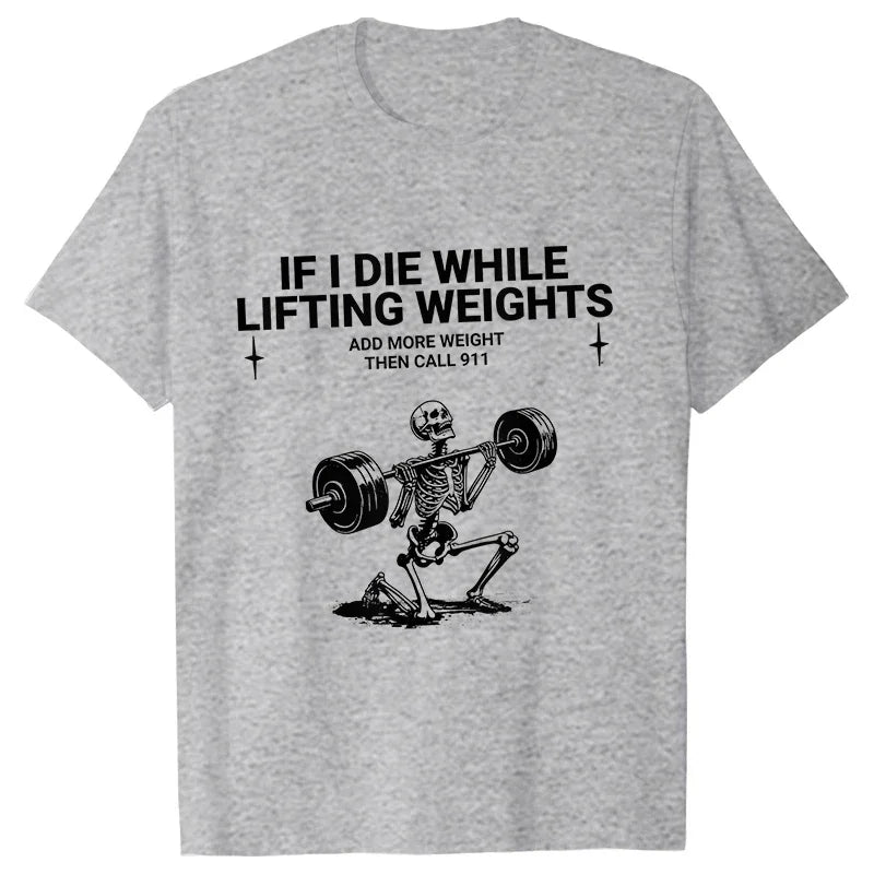 Funny Gym Workout Tee Men