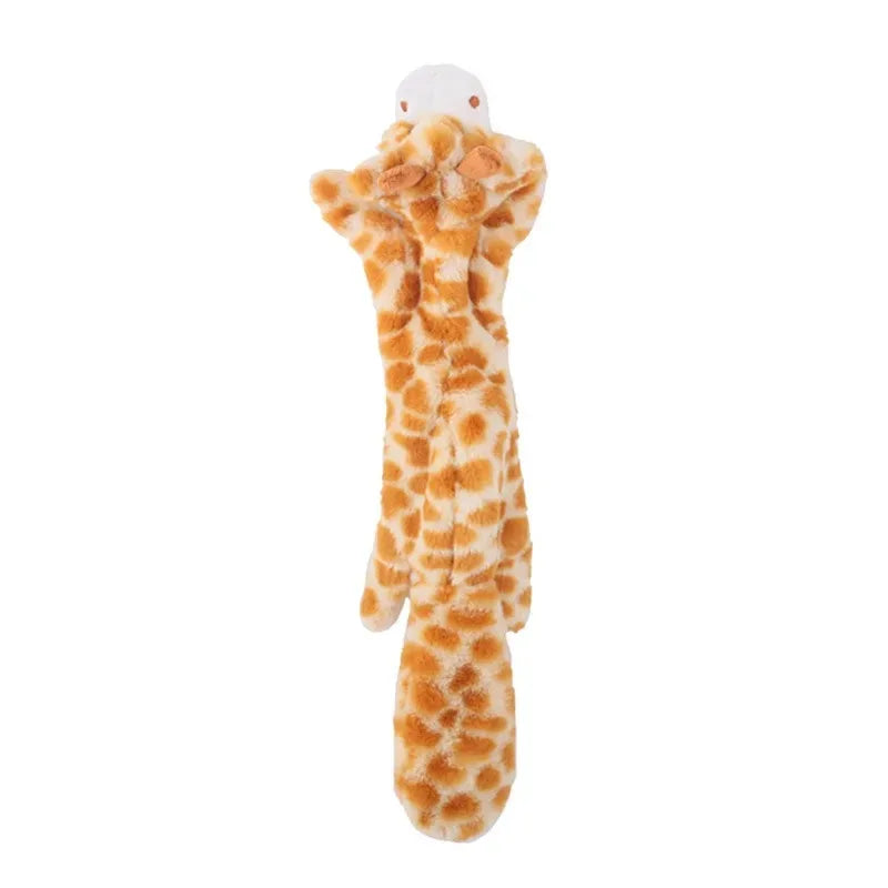 Stuffingless Crinkle Squeaker Dog Toy