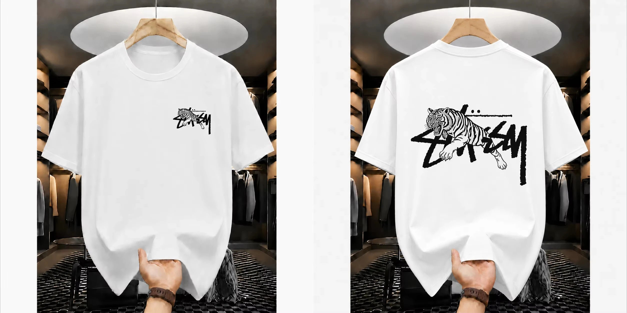 2026 Summer New Women's T-shirts Luxury Printed Top Pattern Short Sleeve Hip Hop T-shirt Men's Clothing Women's Alphabet T Shirt