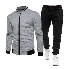 2025 New Mens Tracksuit Set Two Piece Tracksuit Men Fashion Jogging Suit Outfits Men Spring Autumn Baseball Sports Suit Set Wear