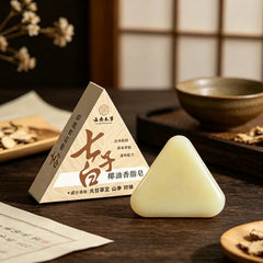 Herbal Coconut Oil Seven Seed White Handmade Soap Glycerol Formula Whole Body Cleaning Soap Natural Gentle Cleansing Bath 2-in-1