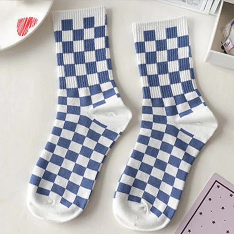 Striped Plaid Sport Socks