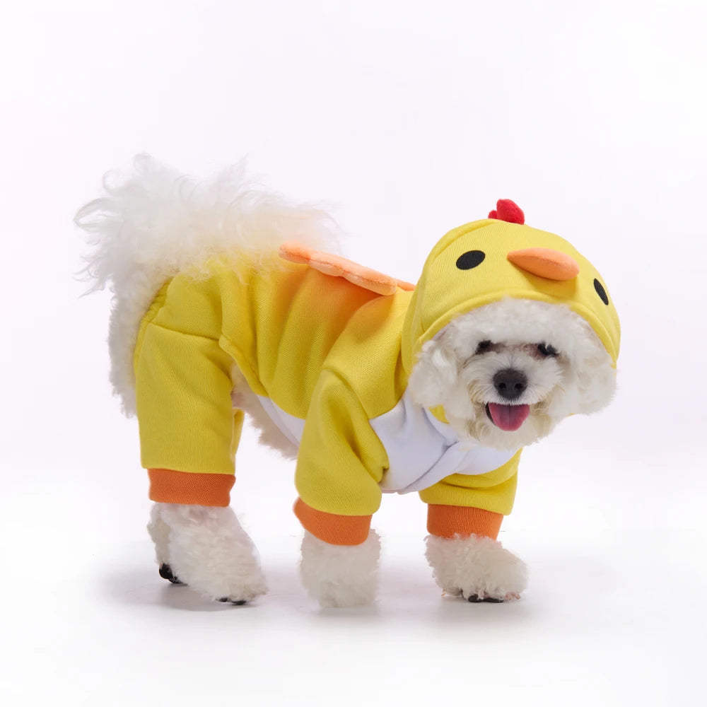 Yellow Chicken Pet Holiday Costume