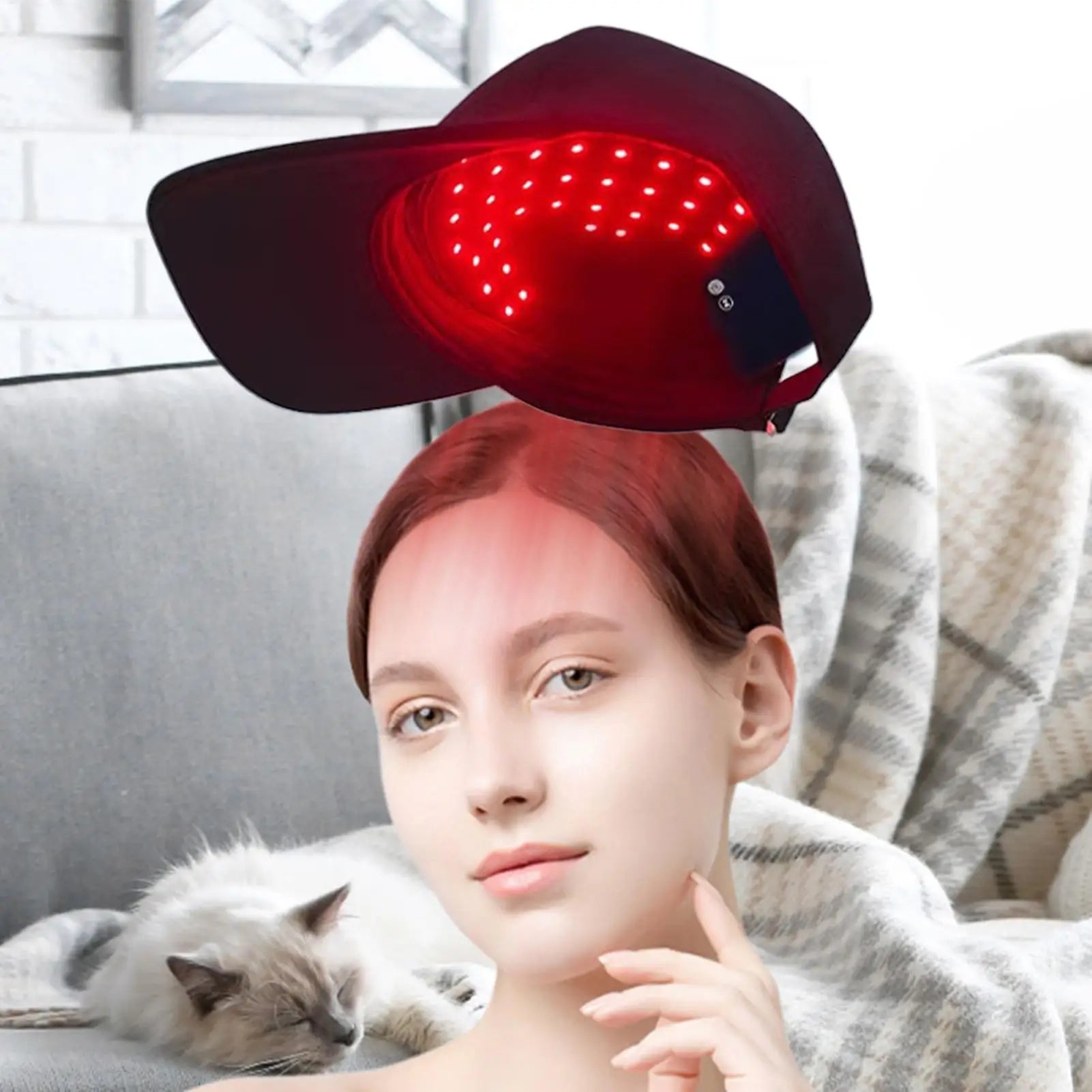 Electric Hair Hat Hair Thickening Hat Hair Care Supplies For Moisturizes And Repairs Dry Damaged Frizzy Hair Heating Hair Hat