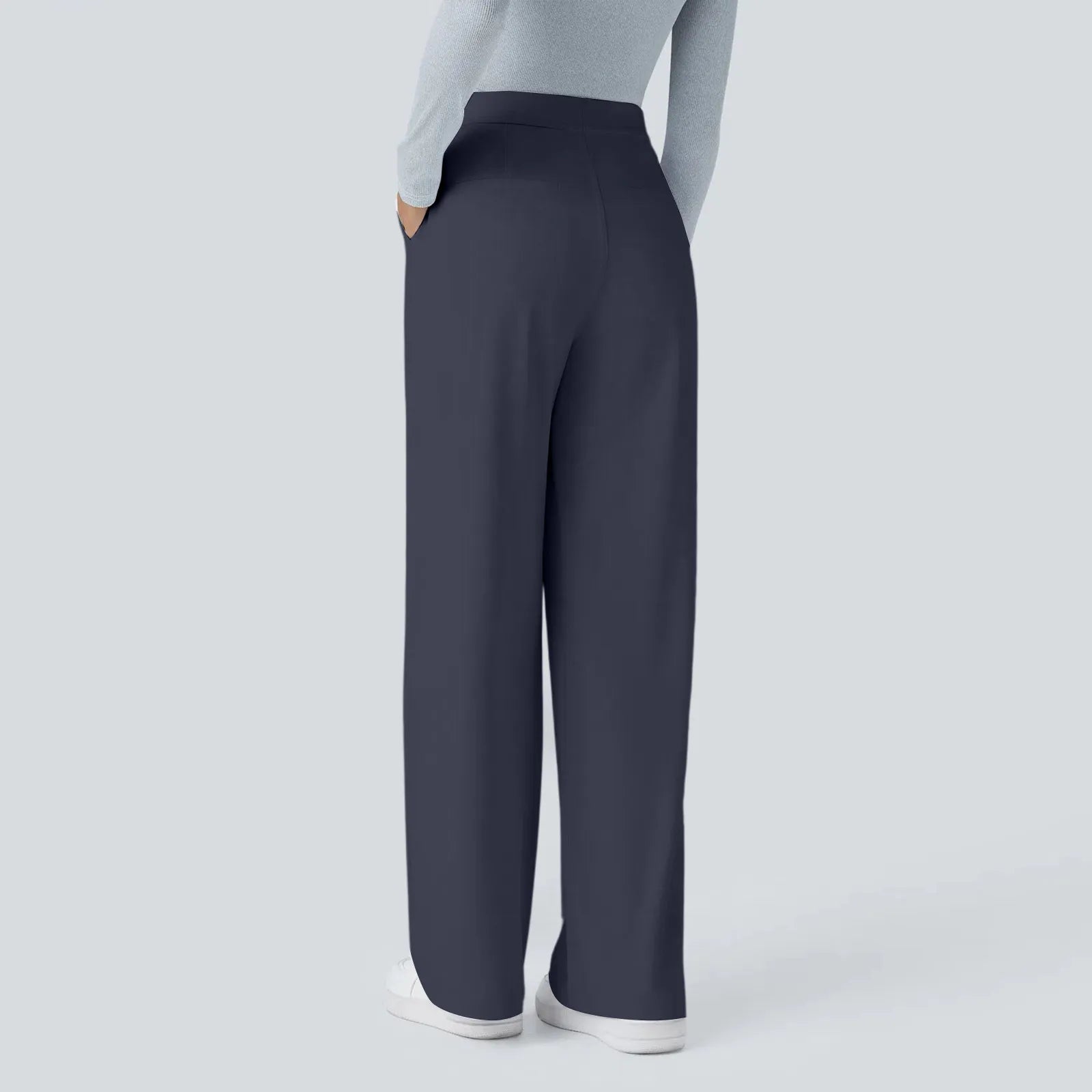 Women's Fashion Comfortable Pants Autumn and Winter Wide Leg Casual Sports Drape Slimming and Versatile Floor Length 2025
