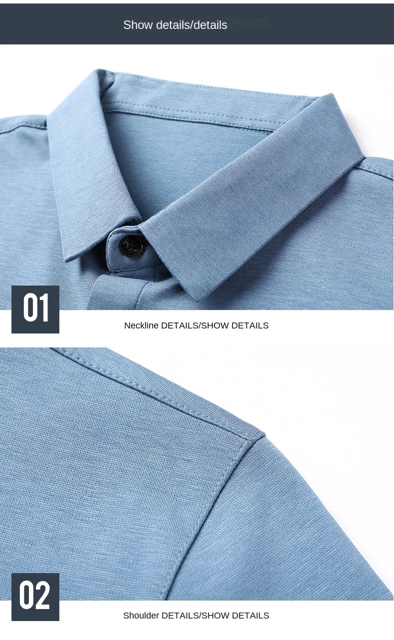Mulberry Silk Blend Slim Shirt