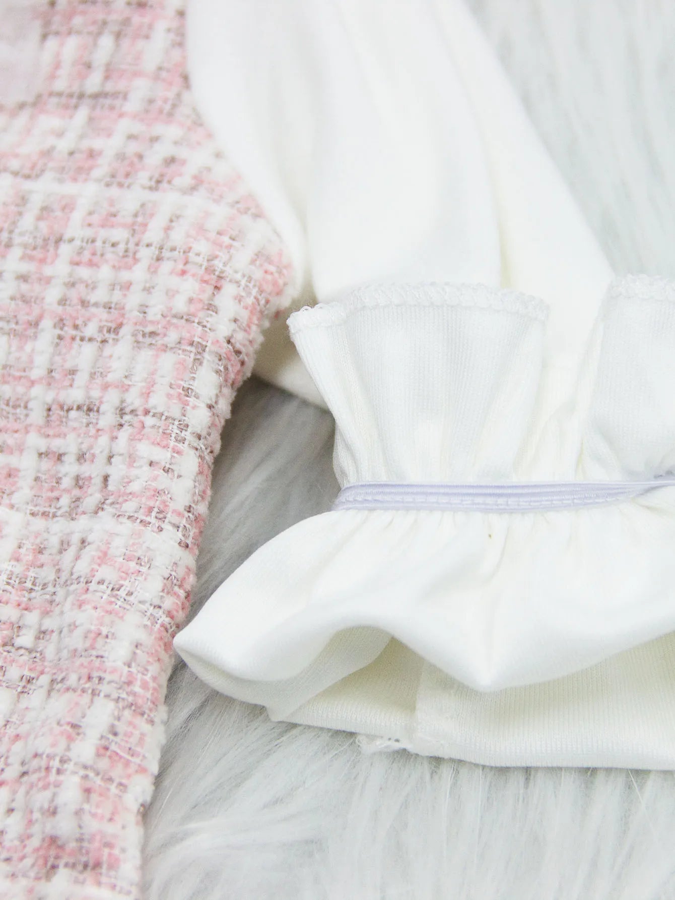 Cute Bow Plaid Baby Dress