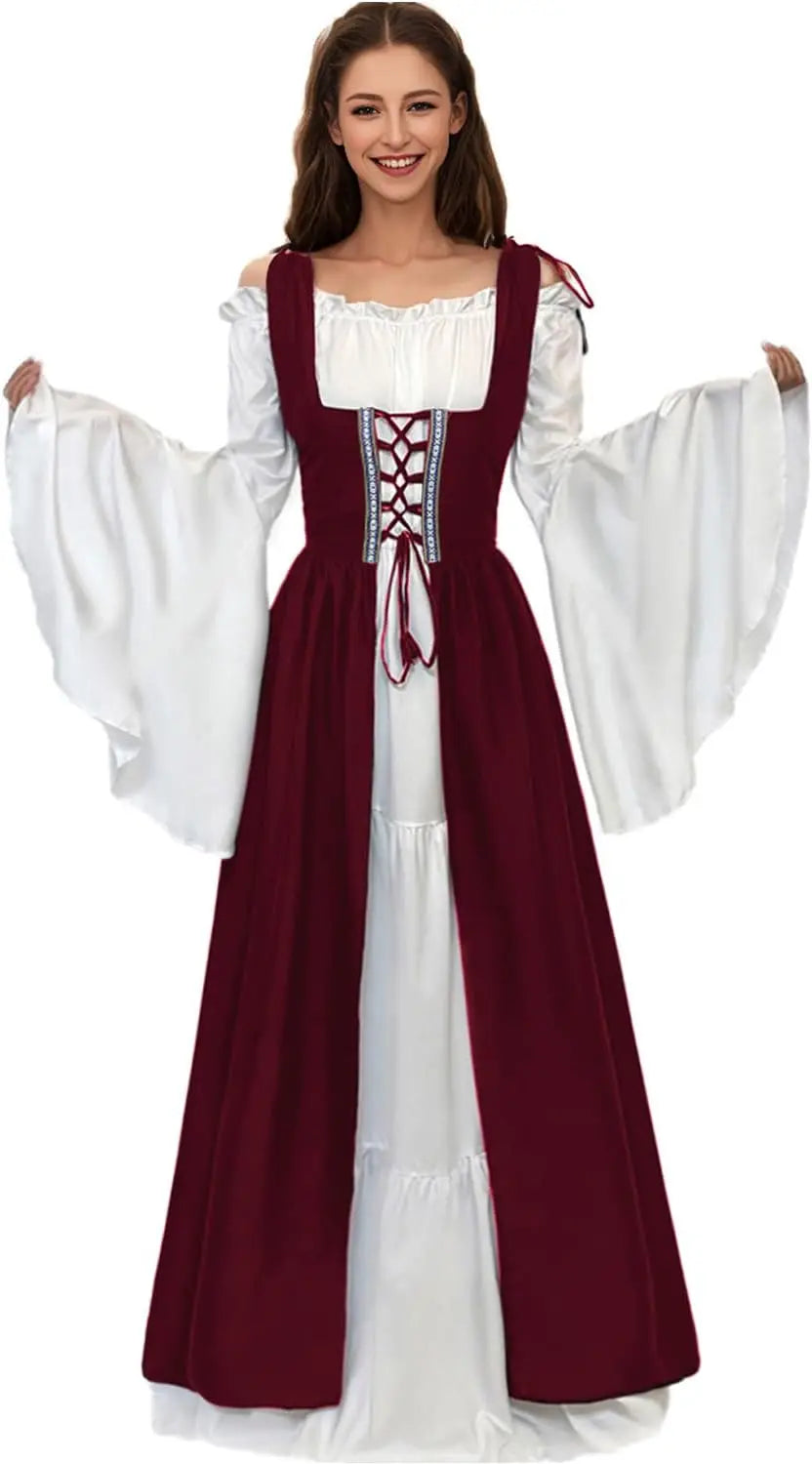 Medieval Renaissance Goddess Costume Dress