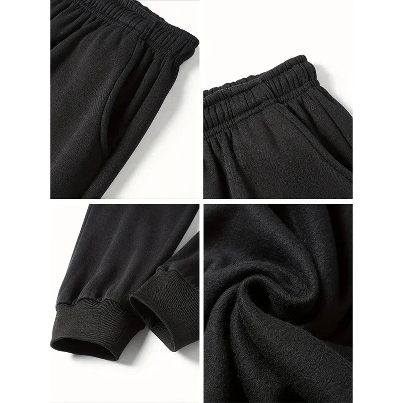 Stylish high-grade sweat joggers for city men, unique Paris print, multi-scene trousers for travel, sports and home leisure.