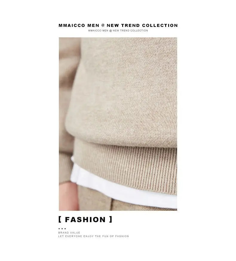 Mock Neck Slim Knit Sweater