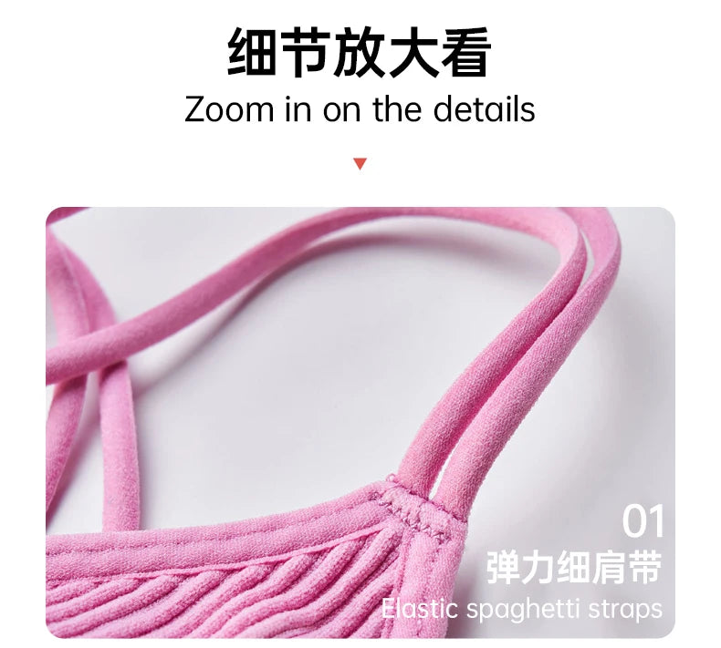 Women's Sports Bra Shock-proof Push-up Beautiful Back Cross Fitness Vest Top Gym Clothing Yoga Vest Running Sexy Fitness Bra