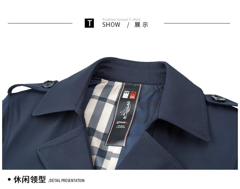 Smart Casual Double Breasted Trench