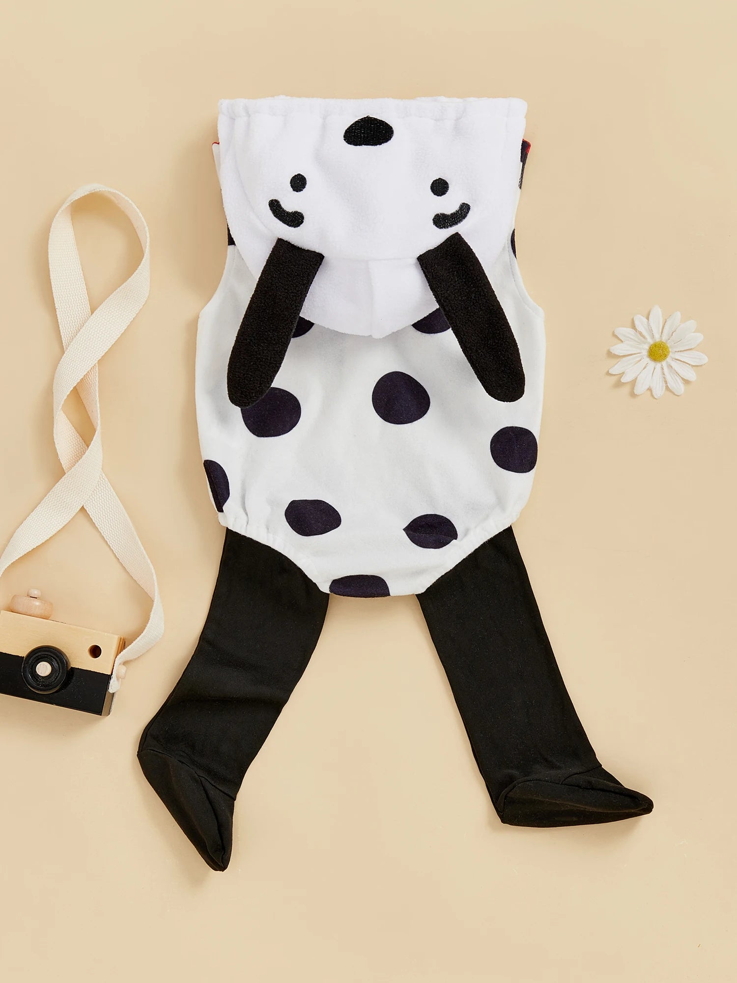 Fluffy Unicorn Hooded Jumpsuit Costume