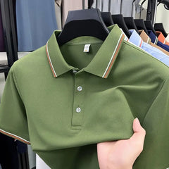 Turn Down Collar Summer Polo