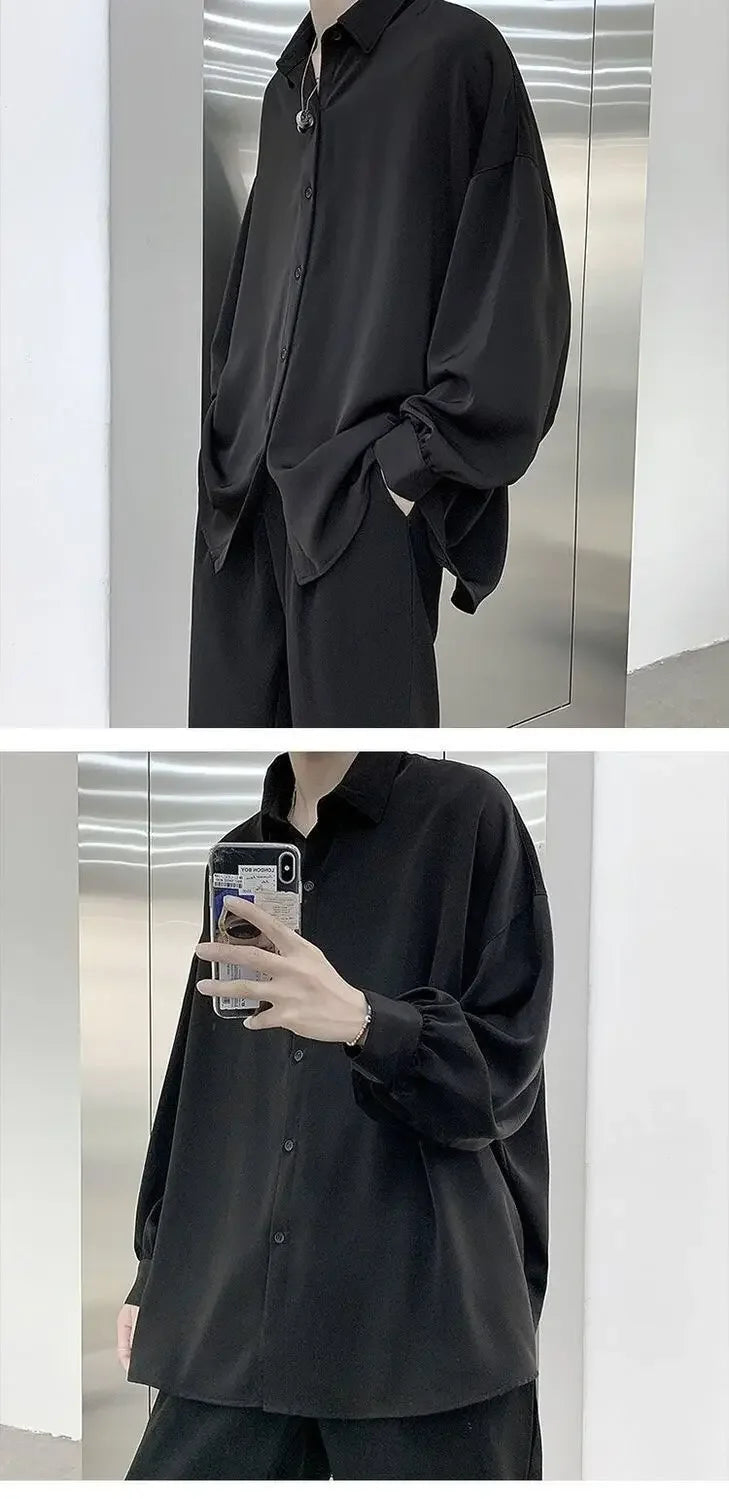 Loose Office Button Shirt Women