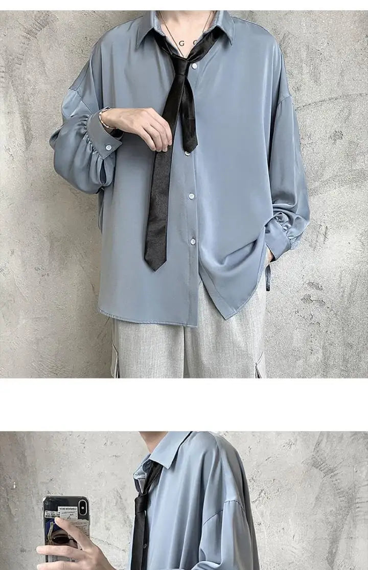 Loose Office Button Shirt Women