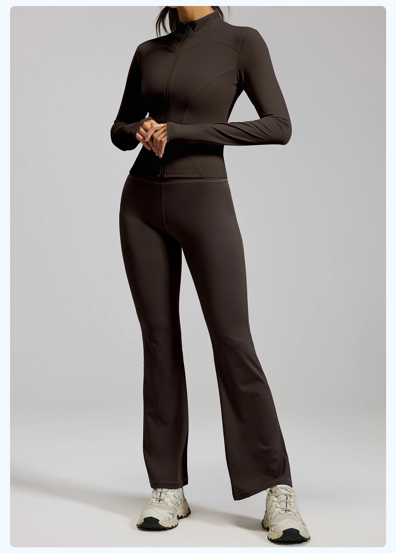 2PCS yoga suit, exercise set, gym set, women's exercise set, running exercise suit, long sleeved exercise suit, yoga suit