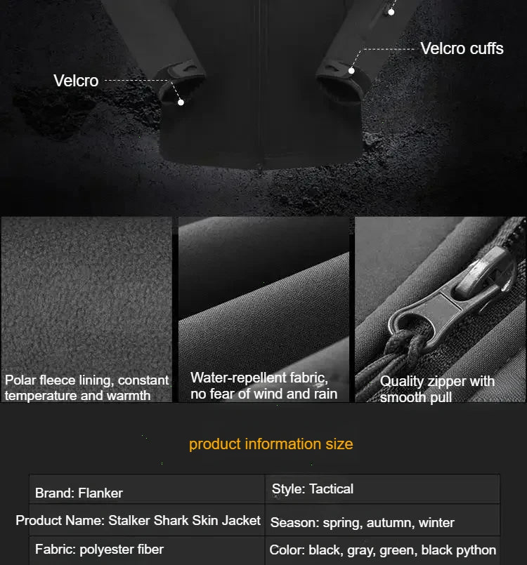 Winter Autumn Fleece Thermal Waterproof Suit Men Jacket Tactical Outdoor Fishing Hiking Camping Tracksuits Coat