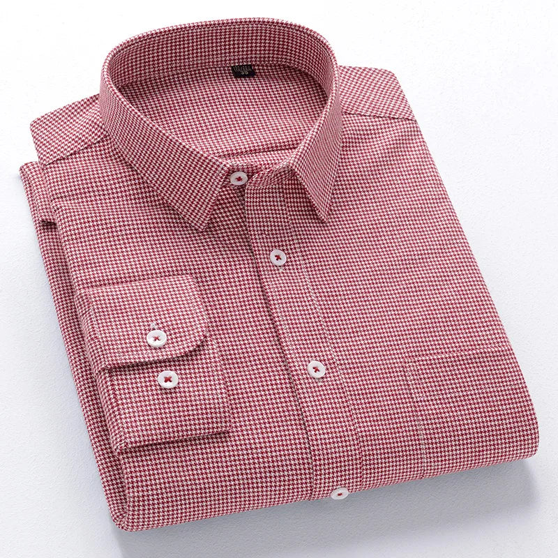 Striped Cotton Long Sleeve Shirt