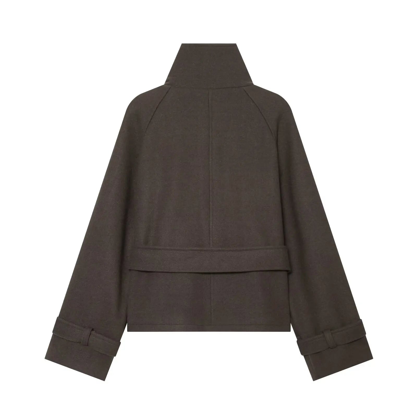 New Women's Jackets & Coats Autumn 2026 Fashion Loose Belt Elegant Turtleneck Warm Winter Jackets Women's Chic Youth Street Coat
