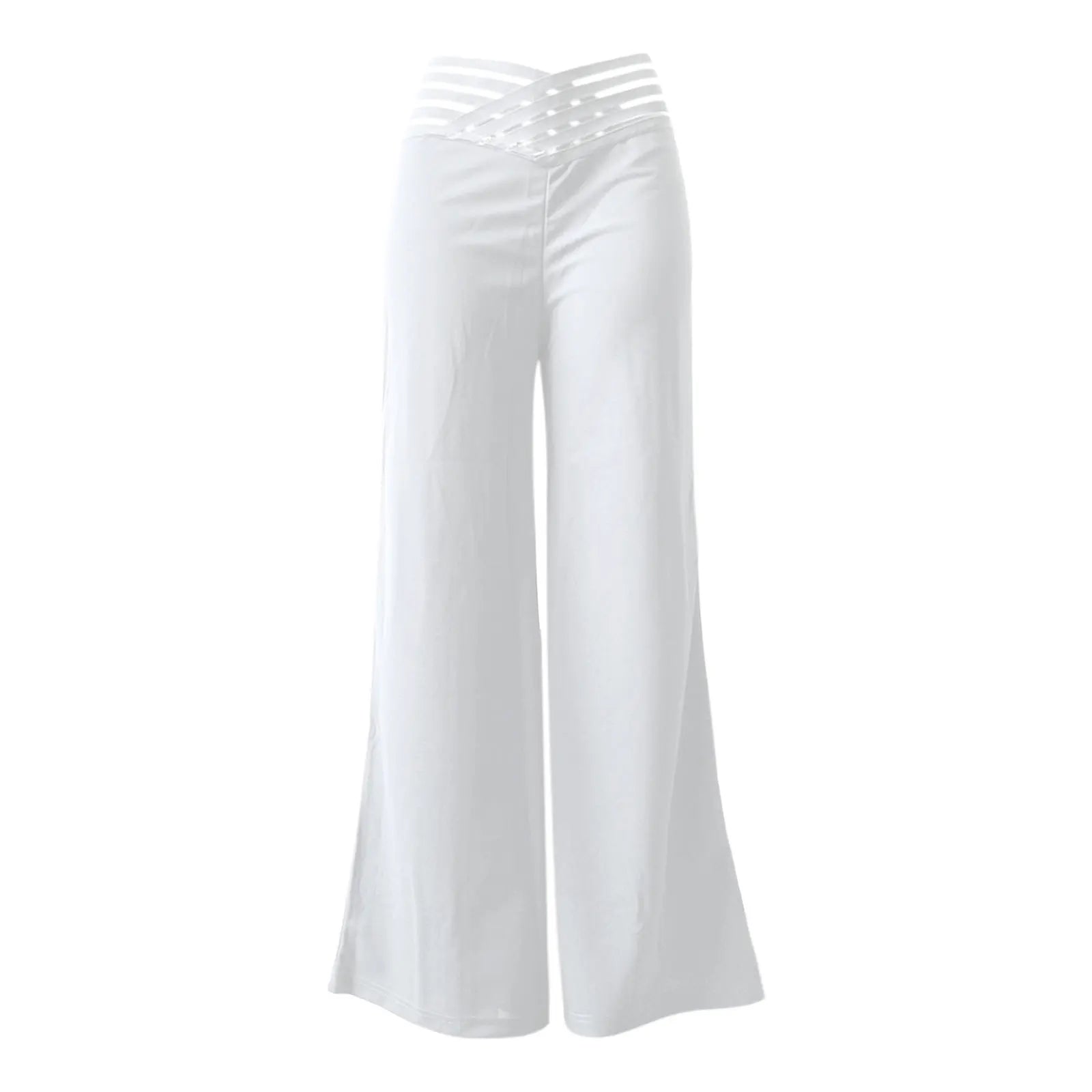 Elegant High Waist Flare Pants