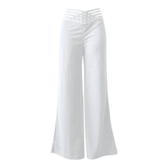 Elegant High Waist Flare Pants