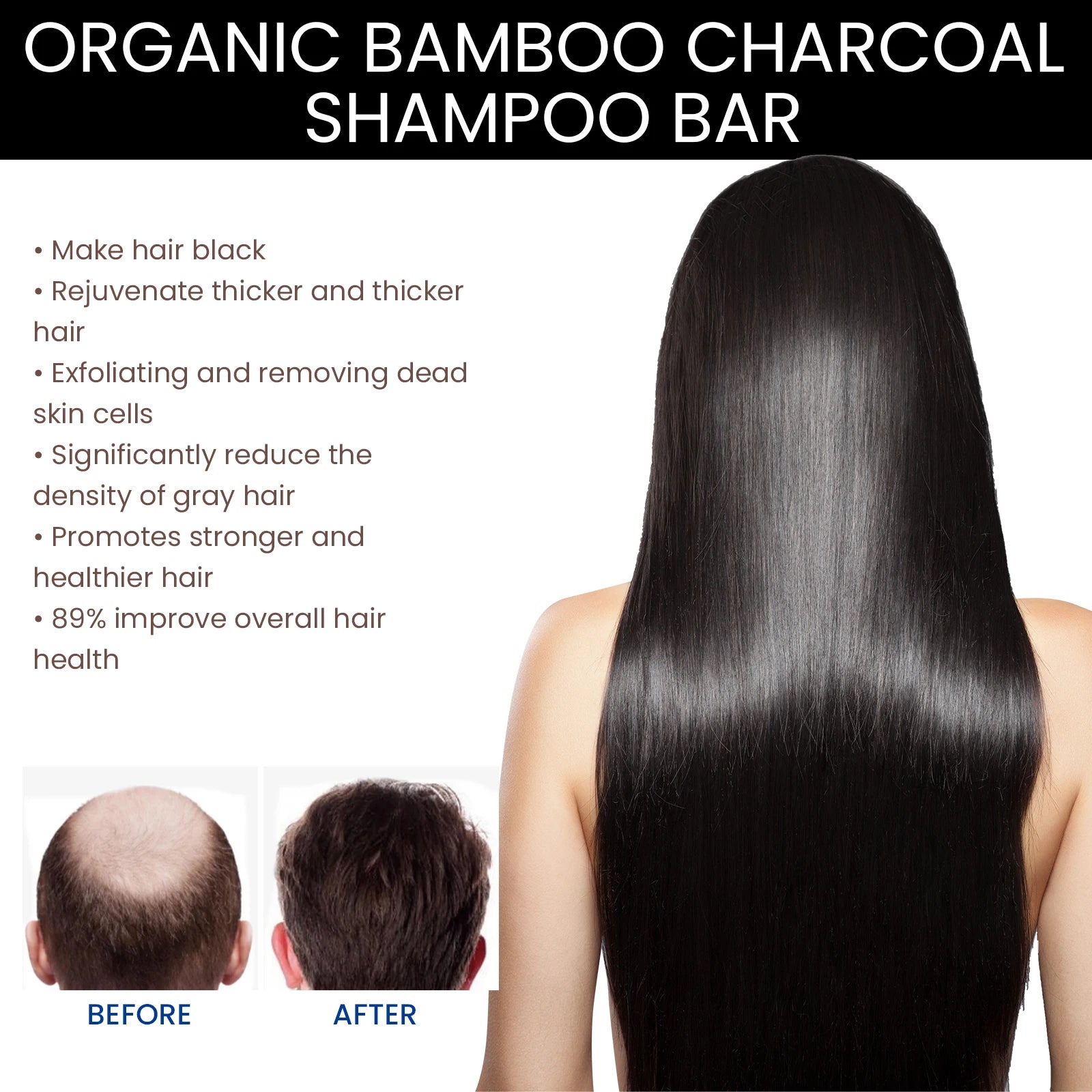 Bamboo Charcoal Scalp Cleansing Shampoo