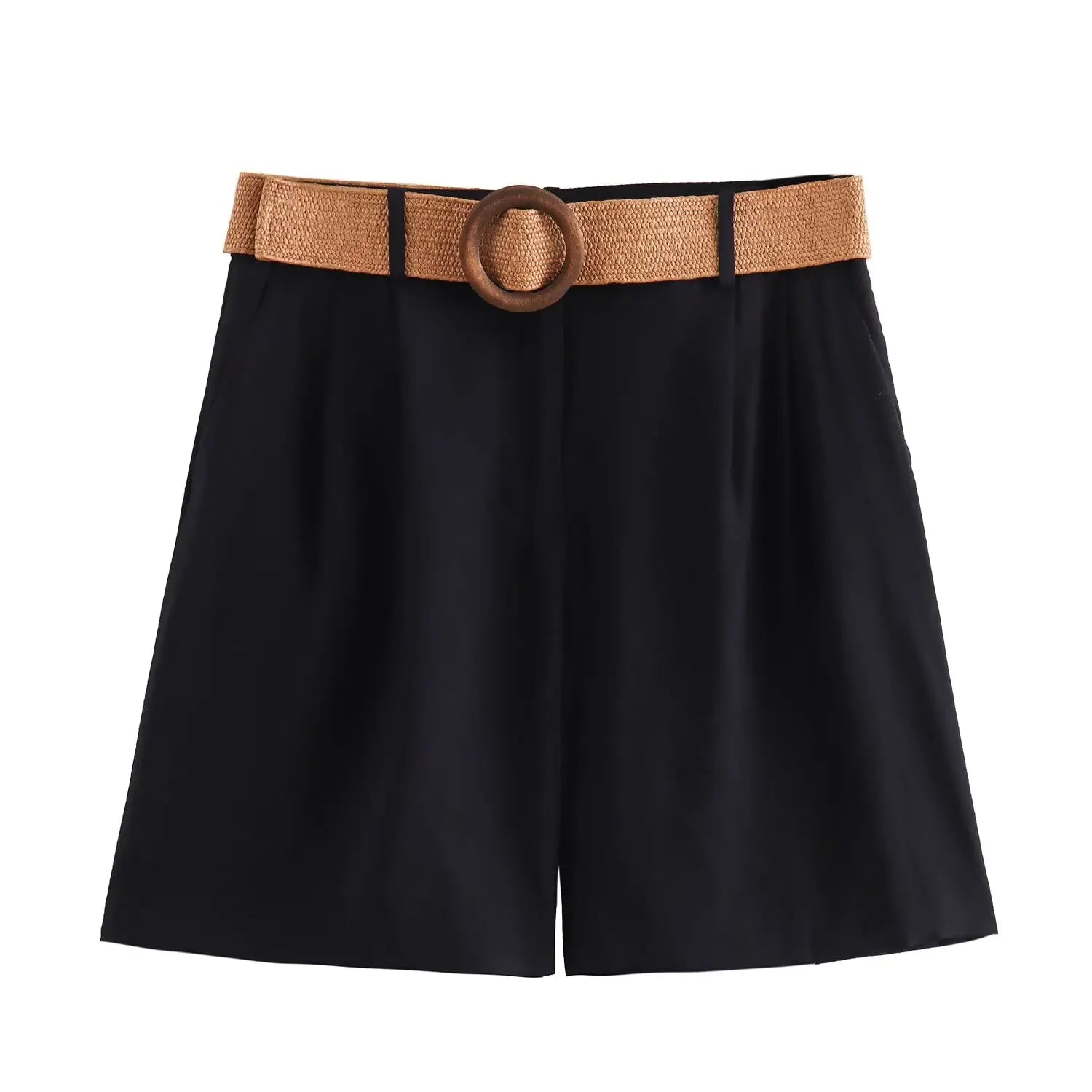 Women's Shorts High Waist Y2k Belt Short Woman Streetwear Harajuku Baggy Jeans Skort Beach Bermuda Pants Y 2k Summer New