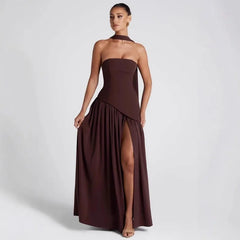Chiffon Lace Ethereal Evening Gown