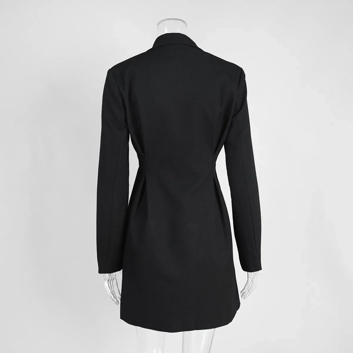 TITLE: Sophisticated Chic Blazer Dress Option