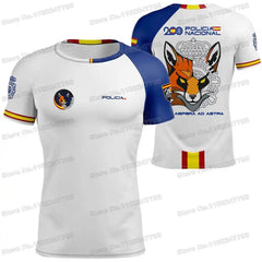 2025 Spain T Shirt Men Outdoor Shirts CNP Clothing Training Tops Downhill MTB Jersey Running Sportswear
