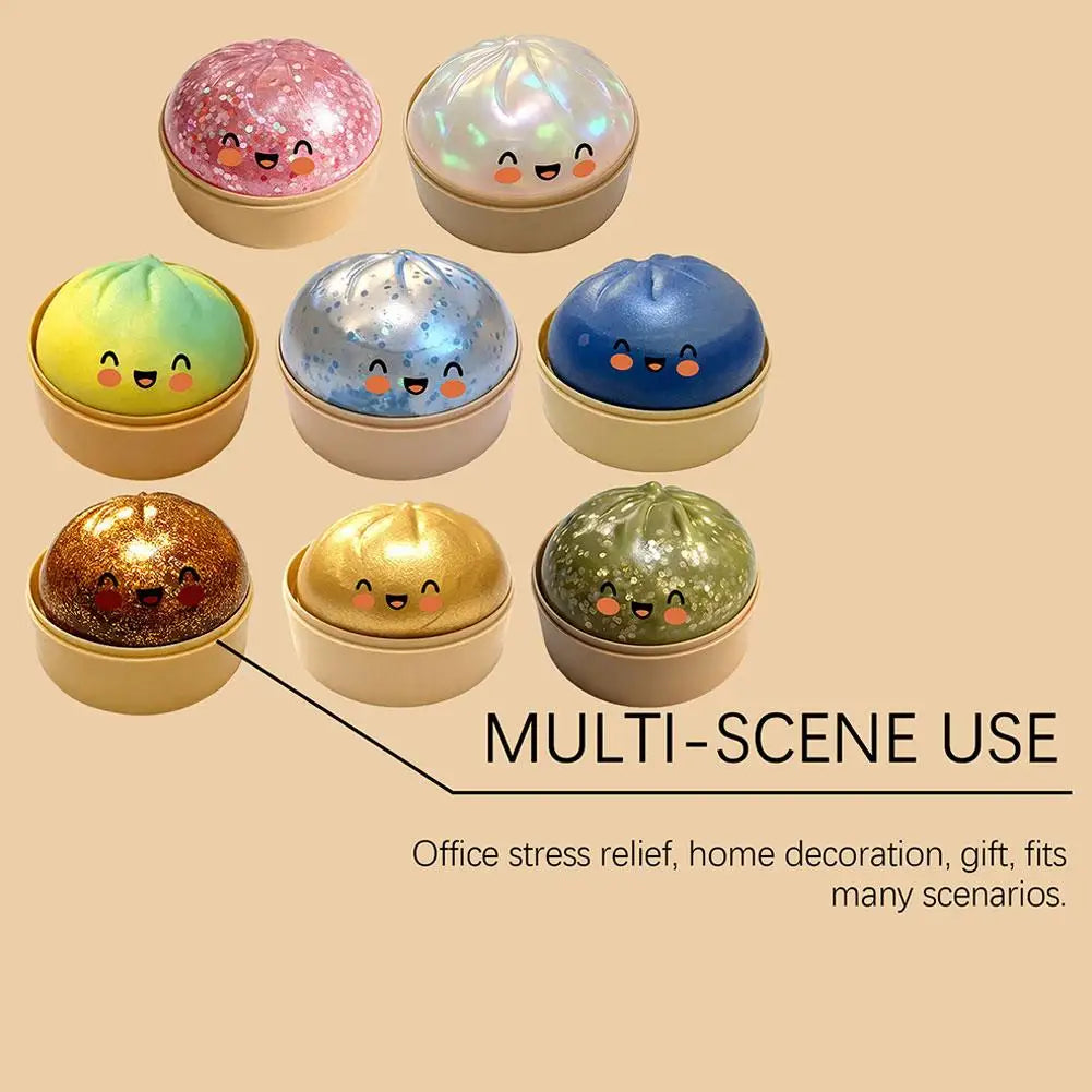 Premium Squishy Dumpling Fidget Toy
