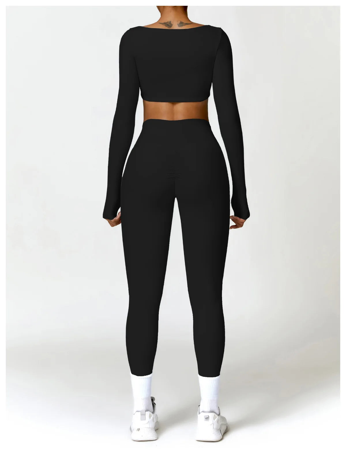 Summer 2PCS Yoga Suit Sports Set Women Quick-Dry Gym Set Women Tracksuit Running Workout Long Sleeve Sports Shirt Yoga Clothing
